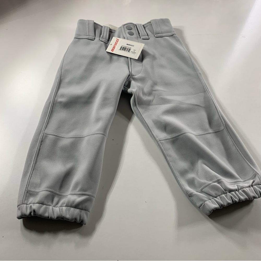 Marucci Youth Doubleknit Short Pants Gray Youth Medium